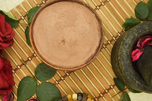 SVATV Polvo de pétalos de rosa II Rosa centifolia II Paquetes faciales naturales y formulaciones de mascarillas faciales II Sin químicos Sin conservantes II Sin colorantes artificiales II 227g