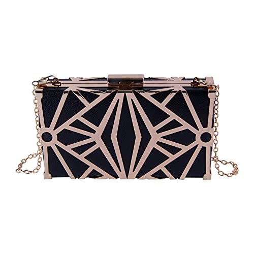 Syrads Bolso Nupcial de Noche para Mujer Bolso de Movia Embragues de Concha Dura Bolso de Boda 950