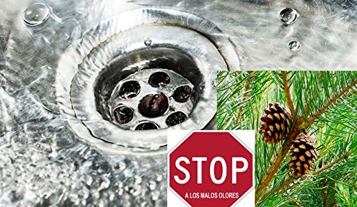 TECNO STOP OLOR TUBERIAS de Tecno Prodist (1 Litro) Neutralizador, desodorizante, eliminador de olores de tuberías, desagües y fosas sépticas, uso profesional y particular