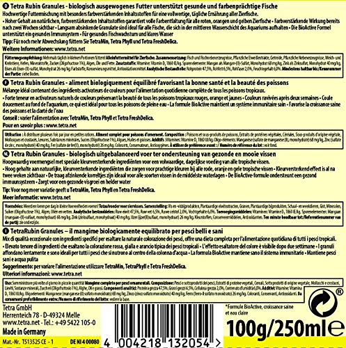 Tetra Rubin Alimento para Pesces Ornamentales, 250 g