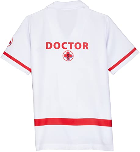 Theo Klein 4614 Bata de médico - Disfraz de buena calidad - Alrededor de 55 cm de largo - Juguete para niños desde 3 hasta aprox. 6 años