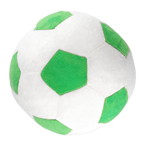 Toddmomy Pelotas de Fútbol de Peluche Peluche Peluche de Fútbol Peluche de Fútbol Almohada Balón de Fútbol Pelota de Juguete Relleno de Fábil Ball para Niños 23 Cm (Verde)