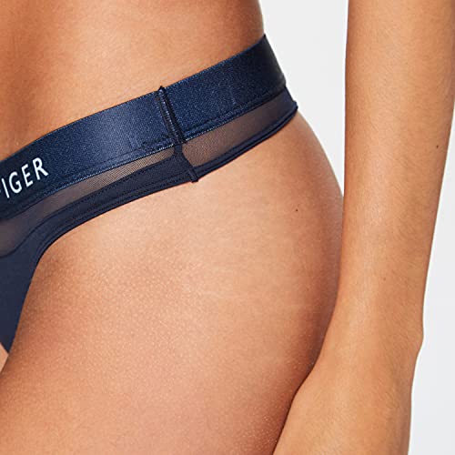 Tommy Hilfiger Thong Ropa Interior, Azul (Navy Blazer), S para Mujer