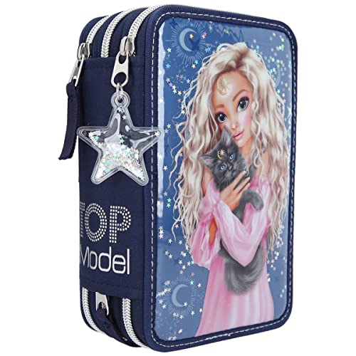 Top Model Estuche triple con relleno, modelo Moonlight