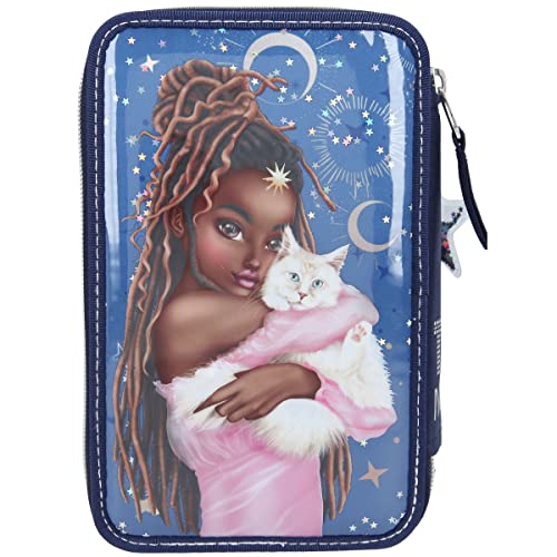 Top Model Estuche triple con relleno, modelo Moonlight