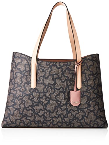 TOUS 2001503160, Bolso Shopper Kaos Icon, Negro/Multi, Talla Única Women's