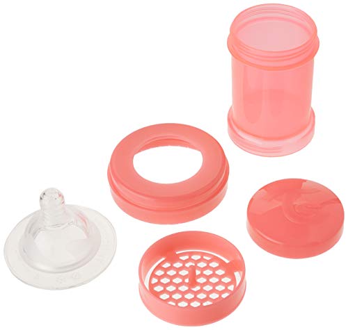Twistshake - Biberón anticólico tetina silicona (260 ml.) coral