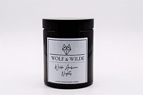Vela perfumada Wilde Arabian Nights de 180 ml. Vela perfumada hecha a mano de lujo de Wolf & Wilde