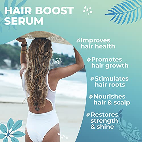 VERA Serum Pelo Seco y Dañado con Biotina y Aloe Vera - Serum Cabello Reparador de Puntas Dañadas y Abiertas - Serum Capilar Potenciador Brillo Pelo - Serum Pelo Antiencrespamiento y Anticaída, 50ml