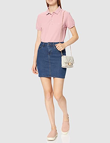 Vero Moda Vmhot Seven Mr Short Skirt Dnm Mix Noos Falda, Mittelblau, M para Mujer