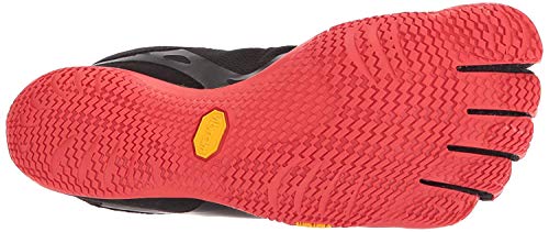 Vibram Fivefingers KSO EVO, Zapatillas de Deporte Hombre, Negro (Black/Red Black/Red), 45 EU
