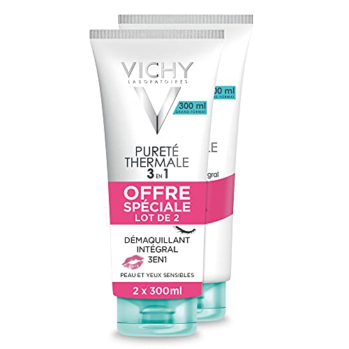 Vichy Pureté thermale démaquillant 3 en 1 duo 2x300ml