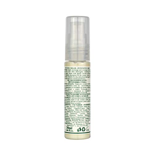 Victoria Beauty - Crema de ojos con aceite de cáñamo, crema de cáñamo para hombres y mujeres, crema antienvejecimiento contra arrugas y ojeras oscuras (1 x 30 ml).