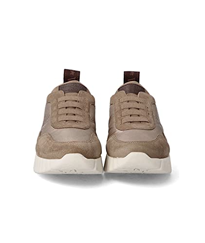 WEEKEND by Pedro Miralles - 27027 Humo - Zapato Casual, Deportivo, con Plataforma, cordón elástico, Suela de Goma, para: Mujer Color: Humo Talla:39