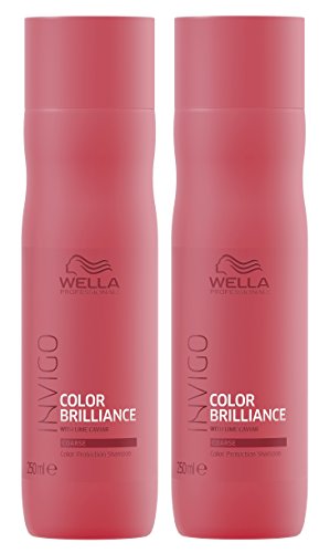 Wella INVIGO Color Brilliance Protection - Champú protector (2 unidades de 250 ml)
