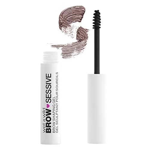 Wet n Wild Brow-Sessive Brow Shaping Gel, Gel para Cejas Finas y Gruesas, Volumen y Definición Natural para Tus Cejas, Máscara de Pestañas en Gel Voluminizadora, Marrón 900 g
