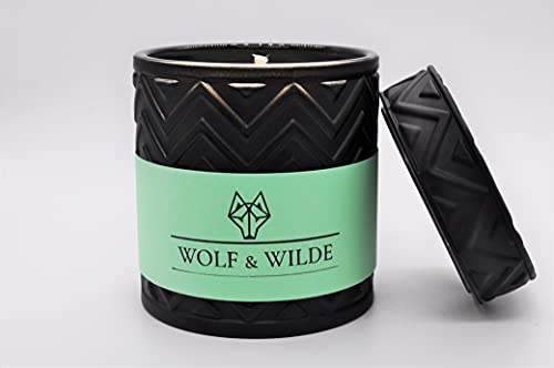 Wolf & Wilde Arabian Nights - Vela perfumada y vela de lujo con diseño de arsénico