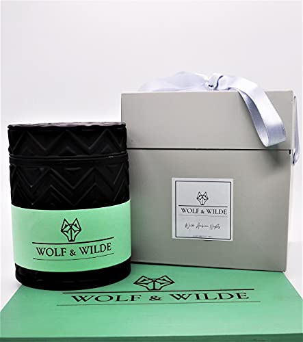 Wolf & Wilde Arabian Nights - Vela perfumada y vela de lujo con diseño de arsénico