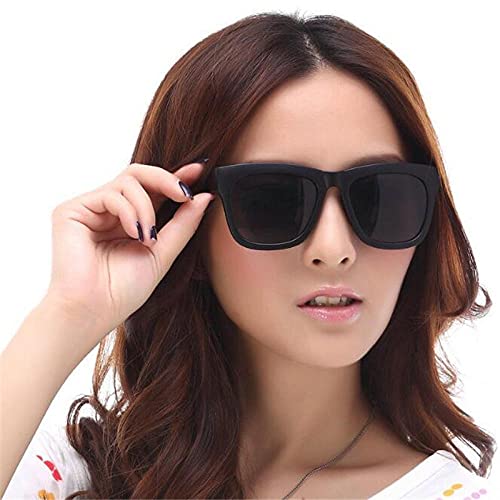 WQZYY&ASDCD Gafas de Sol Gafas De Sol Cuadradas con Ocular Barato, Gafas De Sol Vintage para Hombre Y Mujer, Gafas De Sol para Mujer, Anteojos Anti-UV para Hombre, Marrón