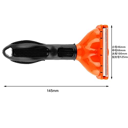 XKUN Cepillo para Perros Cómodo Peluquería para Mascotas Combate Cat Dog Horching Peine Puppy Gatito Remoción De Pelo Trimmer Peine-Dog-S,For Long Hair