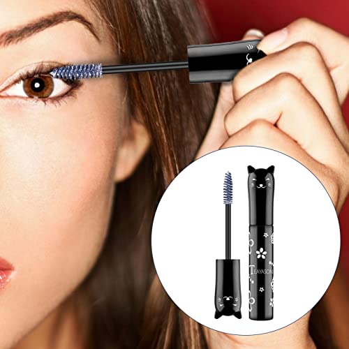 Yelei Maquillaje de Ojos Máscara de pestañas de 6 Colores Efecto de pestañas postizas Máscara de pestañas Lavable, Aumenta la Longitud de Las pestañas Definición de Volumen Lifting Curling Uso