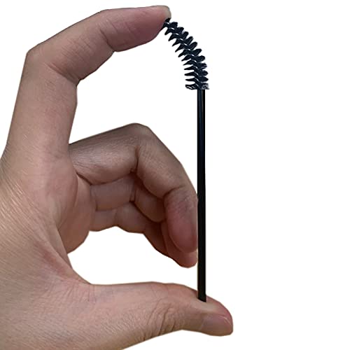 100 Piezas Desechables Cepillos de Pestañas, Rimel Cepillos, Cepillos de Cejas, Brocha de Pestañas para Extensiones de Pestañas