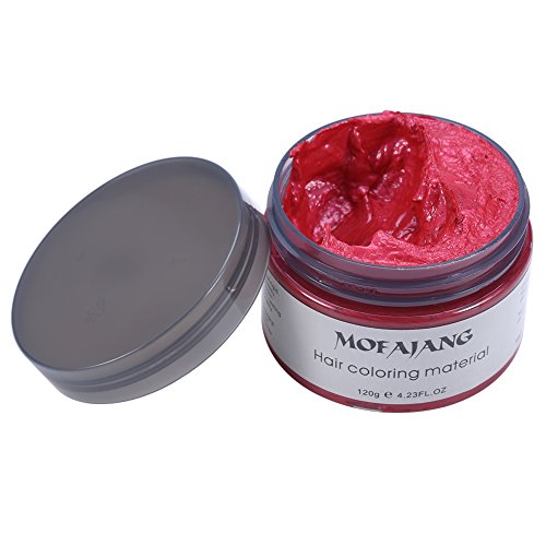 120 ML Cera temporal para colorear,cera color pelo,Crema Para Colorante Pelo Temporal duradera, profesional, cera - Color del cabello Crema Para Colorante Pelo para fiesta, cosplay (02#)