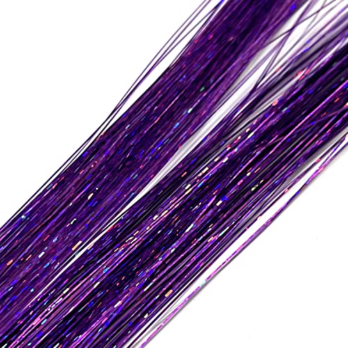 14 colores 2500 hebras de pelo oropel Strands Kit con herramientas para mujeres niñas extensiones de cabello Clip Party Cosplay Party Suministros