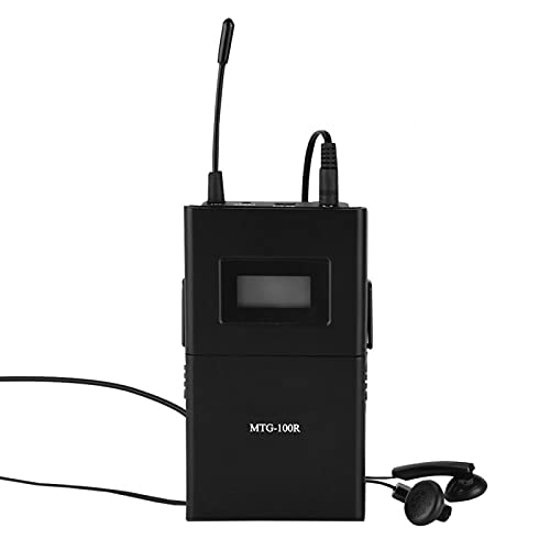902-927MHz Sistema de guía turístico inalámbrico 1 para todos Sistema de traducción simultánea de 328 pies de distancia, sistema de guía de audio de traducción estable y suave con sonido con cancelaci