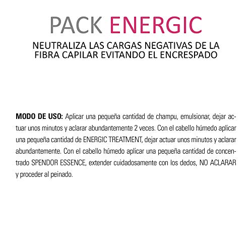 abril et nature - Pack Regalo tratamiento ENERGIC Cabello Encrespado Anti Frizz - Incluye Mascarilla Pelo, Aceite Pelo Finalizador Hidratante y Champú Antiencrespamiento