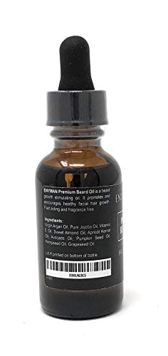 Acondicionador y acondicionador para barba, 100% puro para barbas, bigotes y pieles hidratadas, sin perfume por ENYMAN