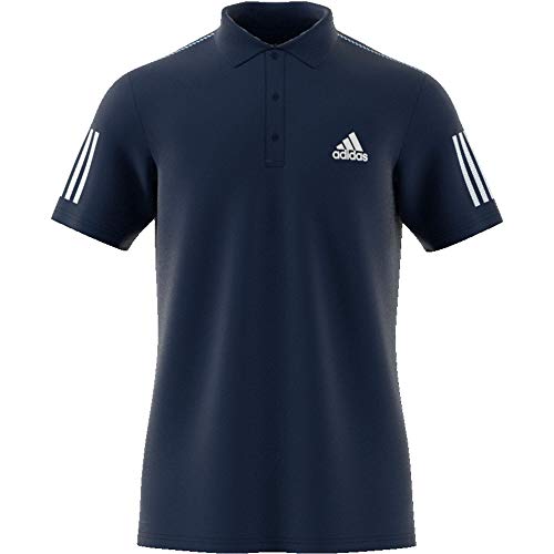 adidas Club 3Str Polo, Hombre, Maruni/Blanco, XS
