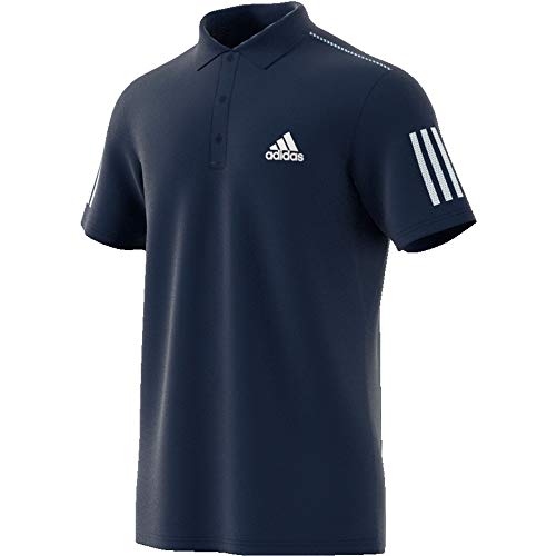 adidas Club 3Str Polo, Hombre, Maruni/Blanco, XS