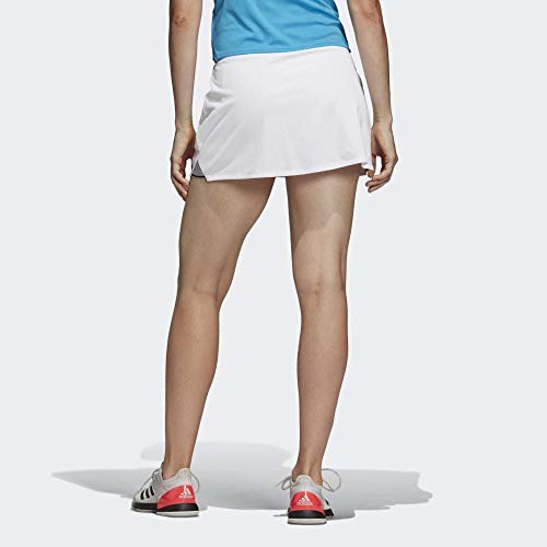 adidas Club Falda de Tenis, Mujer, Blanco, L