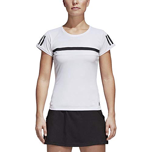 adidas Club tee Camiseta de Tenis, Mujer, Blanco (Blanco), L