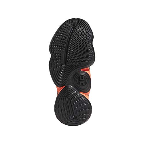adidas Kids Unisex's Harden Vol. 4 Basketball Shoe, Signal Coral/core Black/Signal Coral, 7 M US