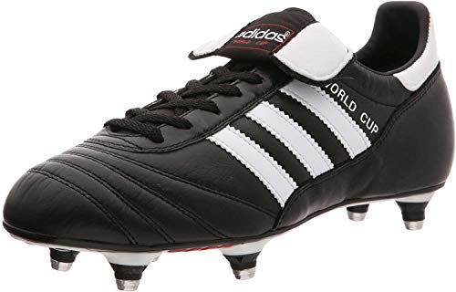 adidas Performance Mundial Goal, Botas de fútbol Hombre^Mujer, Black Runwhite, 10.5 UK-45.1/3 EU