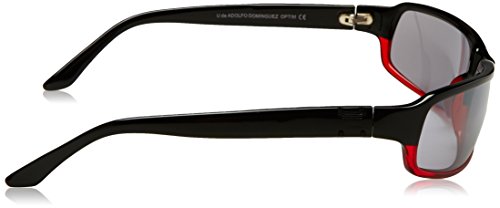 Adolfo Dominguez Ua-15073-574 Gafas de Sol, Black/Red, 65 para Mujer