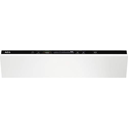 AEG FSB53617Z Lavavajillas de Integración AirDry 13 cubiertos, Desconexión automática, Display con sistema QuickSelect, 7 programas a 3 temperaturas, Motor Inverter, 46 dBA, Blanco, 60 cm