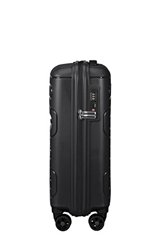 American Tourister Sunside Spinner 55/20 Equipaje de Mano, 55 cm, 35 litros, Negro (Black)