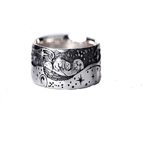 Anillo lejero para hombre, anillo de lejana de mar vikingo nórdico, anillo de amuleto totem de lejana vintage, anillo de motociclismo hip-hop, regalo de joyas lejanas de mar animal punk, no., no.,