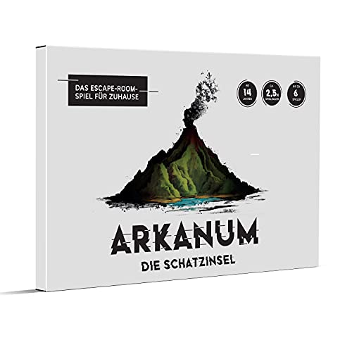 Arkanum La isla del tesoro – Juego Escape Room para adultos, amigos y familias, juego de mesa para 1 – 6 personas