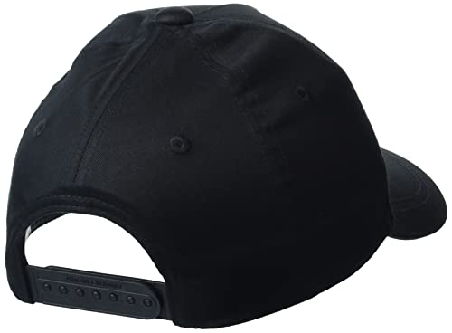 Armani Exchange Con Logotipo de Foil Gorra de béisbol, Negro, Talla única para Hombre