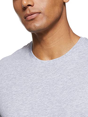 Armani Exchange Pima Logo Camiseta, Gris (B09b Heather Grey 3929), X-Small para Hombre