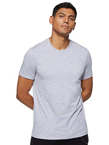 Armani Exchange Pima Logo Camiseta, Gris (B09b Heather Grey 3929), X-Small para Hombre
