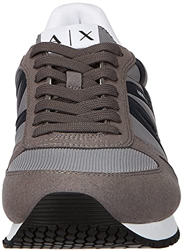 Armani Exchange Retrorunning, Zapatillas Hombre, Gris K583, 40 EU
