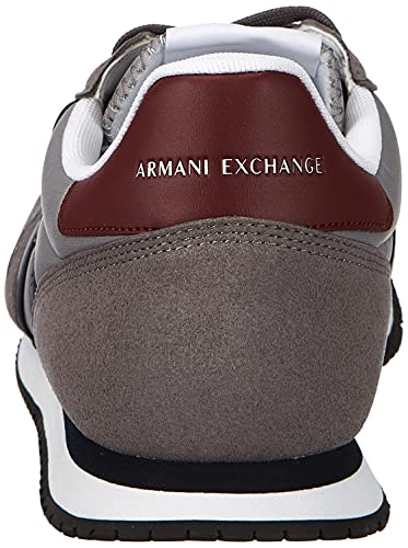 Armani Exchange Retrorunning, Zapatillas Hombre, Gris K583, 40 EU