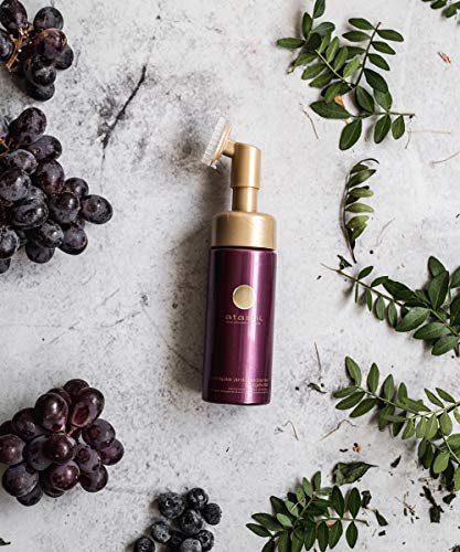 Atashi Antioxidante - Espuma Regenerante Purificante | Limpia, Energiza, Tonifica Y Afina Piel | Con Ácido Glicólico Y Aguas Frutales Bio | Apta Para Piel Sensible, Transparente, 150 Mililitro