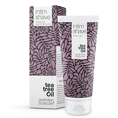 Australian Bodycare Intim Shave 200ml – crema de afeitar íntima con pH balanceado de aceite de árbol de té 100% natural | Para pelos encarnados e irritación, gel para depilación del área íntima