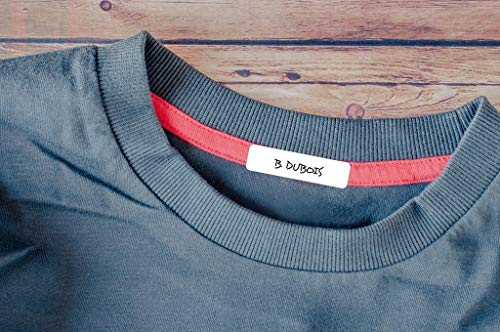 Avery – Lote de 72 etiquetas autoadhesivas para ropa + 1 rotulador permanente de regalo (2 bolsas de 36 etiquetas), formato 45 x 13 mm